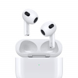 Casti Apple AirPods 3rd generation, Lightning Charging Case 2022