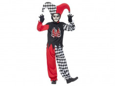 Costum Halloween Jester schelet (pentru baieti) foto