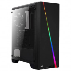 Carcasa Aerocool Cylon RGB Tempered Glass Black foto