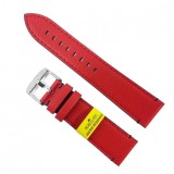 Curea de ceas Morellato Water Resistant - Piele Naturala - Culoare Rosie - 20mm
