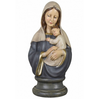 Maria cu pruncul - statueta din rasini speciale LUP044 foto