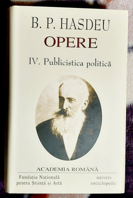 B.P.Hasdeu - Opere Vol. IV foto