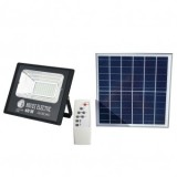 Proiector cu panou solar Tiger-60, Li-Ion, telecomanda, 60 W, 1040 lm, lumina rece, IP65, aluminiu, Horoz