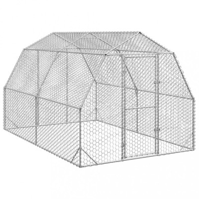Pui de găină 2,5x4x2,25 m Oțel galvanizat foto