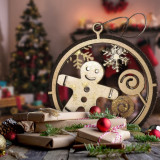 Globulet brad 3D Mr Gingerbread, Oem