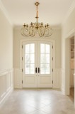 Candelabru Cu 8 Brate, Finisaj Cupru Antic, Design Clasic Cu Cristale Decorative, 8 X E14, &Oslash;450&times;H430 Mm