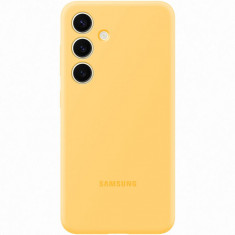 Husa de protectie Samsung Silicone Case pentru Galaxy S24, YELLOW