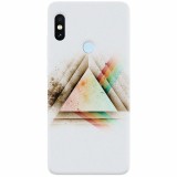 Husa silicon pentru Xiaomi Mi A2 Lite, Abstract Grunge Light Triangle