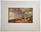 Vtg Art Print din 1903 JAN van GOYEN - Peisaj de Pasune _ Vechi Maestri , nr.125