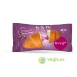 Croissant Proteic cu Crema de Fructe de Padure Low-Carb fara Zahar 65g