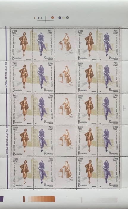 ROMANIA 2003 - MODA SECOLULUI XX, COALA 2, MNH - LP 1623