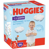 Scutece chilotel Huggies Virtual Pack 5, Boy, 12-17 kg, 68 buc