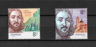 ROMANIA 2020 - RAFAEL SANZIO, 500 ANI DE LA MOARTE, MNH - LP 2299 foto