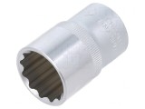 Tubulară 12-puncte oţel crom-vanadium 19mm 1/2&quot;