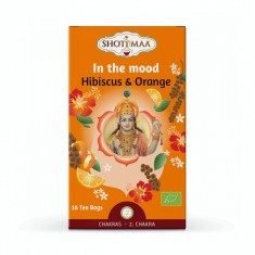 Ceai chakras - in the mood - hibiscus si portocala bio 16dz x 2g 32g Shotimaa