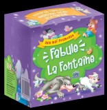 Set de 5 carticele - Cele mai frumoase fabule - La Fontaine, DPH