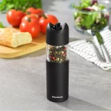 Rasnita electrica pentru sare si piper, negru, Kinghoff