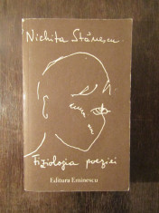 FIZIOLOGIA POEZIEI-NICHITA STANESCU foto