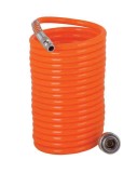 Furtun spiralat cu cuplaj rapid 1/4&rdquo; 10x14mm 15m, Raider 110703