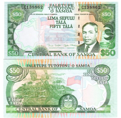 Samoa 50 Tala 2006 P-36 UNC foto
