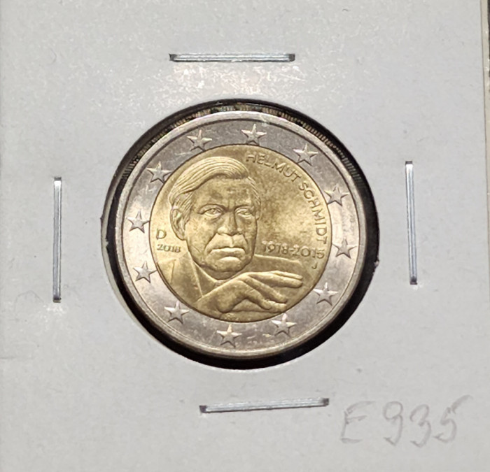 Germania 2 euro 2015 J Helmut Schmidt