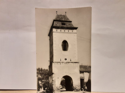 Medias - Poarta de nord a cetatii - carte postala circulata 1965 foto