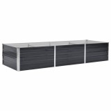 Cumpara ieftin Strat inaltat de gradina antracit 240x80x45 cm otel galvanizat