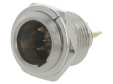 Soclu XLR mini tată 4 pini 11mm