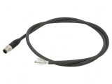 Cablu de conectare M12 drept 1m 250VAC 4A