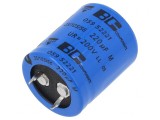 Condensator Electrolitic Snap-In 220uF 200VDC