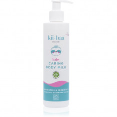 kii-baa® organic Baby Caring Body Milk lotiune pentru ingrijirea corporala cu pre- și probiotice pentru nou-nascuti si copii 250 ml