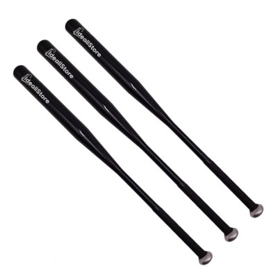 Set de trei bate de baseball DEPOX&amp;reg;, Home Run, aluminiu, 80 cm, negru foto