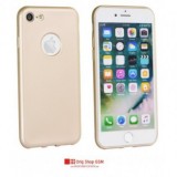 Husa Silicon Matt Gold pentru Huawei P20 - Protectie Premium