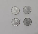 Lot 4 Monede Moldova - 10 Bani 1995 + 1996 + 1997 + 1998 + BONUS 25 Bani 1995