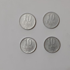 Lot 4 Monede Moldova - 10 Bani 1995 + 1996 + 1997 + 1998 + BONUS 25 Bani 1995