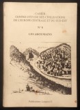 rara AROMANII &ndash; Cicerone Poghirc, Max D Peyfuss, M Bacou, P Nasturel, M Cazacu, N Djuvara. 187 pag, HARTA. 1989 Lb Franceza ISTORIE Populatii Etnice