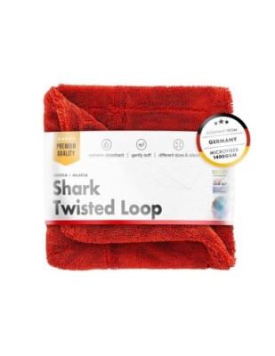 Prosop auto ultra absorbant Chemicalworkz Shark Twisted Loop Towel, 1400GSM rosu 40x40 cm foto