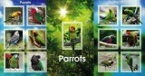 ERITREA 2017 - Papagali / set complet (blocuri+colita) MNH