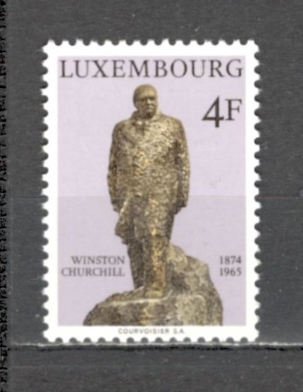 Luxemburg.1974 100 ani nastere W.Churchill-Statueta ML.87