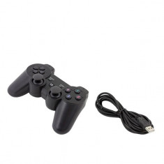 Telecomanda Controller cu Fir USB si Vibratii DualShock pentru PS3 PlayStation 3 foto