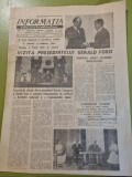 Informatia bucurestiului 4 august 1975-vizita presedintelui american gerald ford