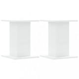 Cumpara ieftin Suporturi de plante, 2 buc., alb, 30x30x40 cm, lemn prelucrat