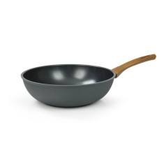 Wok Flonal Diversa, 28 cm, aluminiu forjat 100% reciclat, antiaderent pe baza de apa