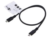 Cablu USB 3.2 USB C 0,5m negru Goobay