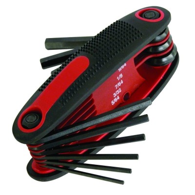 Set 8 chei imbus Carpoint cu capuri tip HEX 1,5-8,0 mm foto