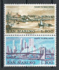 San Marino 1973 Mi 1025/26 - Orasele lumii: New York, Nestampilat