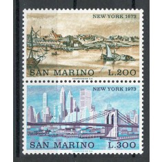 San Marino 1973 Mi 1025/26 - Orasele lumii: New York