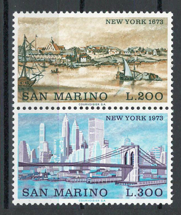 San Marino 1973 Mi 1025/26 - Orasele lumii: New York