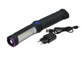 Lampa de lucru, lanterna cu 1 LED+ 1 led UV Magneti Marelli 007935030130 0,9W 110 lm, cu cablaj, cu sistem de fixare, cu magnet, cu maner