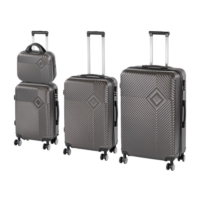 TraveLux Pro XXV gurul&oacute;s bőr&ouml;nd szett sz&uuml;rke